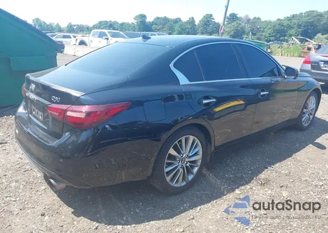 2018 Infiniti Q50 3.0T Luxe z USA, uszkodzony, nr VIN JN1EV7AR2JM433118